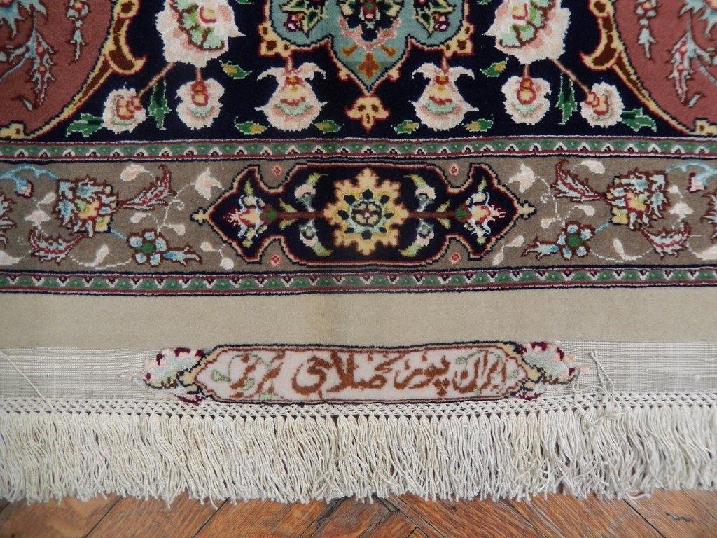 10x14 Authentic Handmade Signed Wool & Silk Persian Tabriz Rug - Iran - bestrugplace