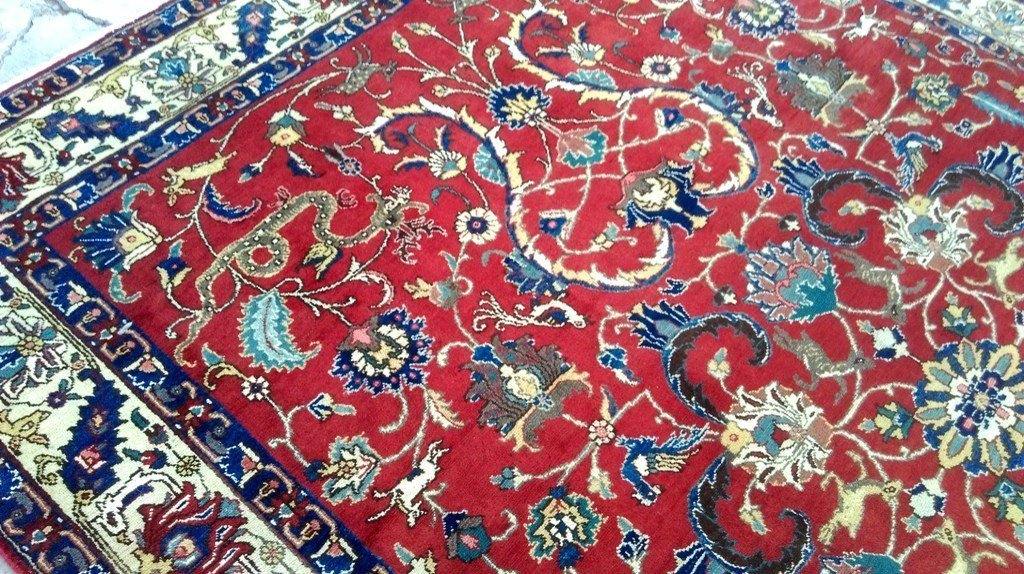 7x11 Authentic Hand Knotted Persian Tabriz Khoy Rug - Iran - bestrugplace