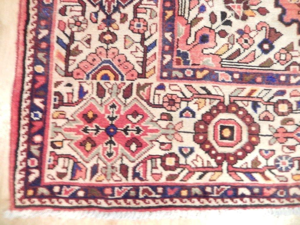 5x11 Authentic Hand Knotted Semi-Antique Persian Kashan Runner - Iran - bestrugplace