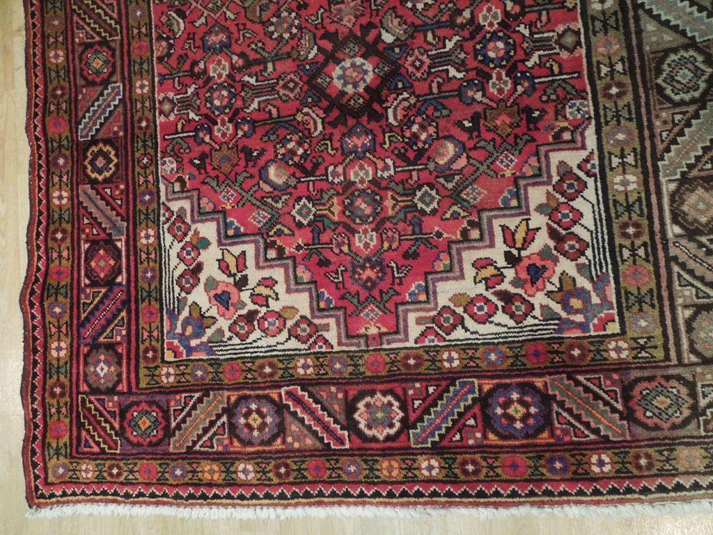 5x12 Authentic Hand Knotted Persian Herati Runner - Iran - bestrugplace