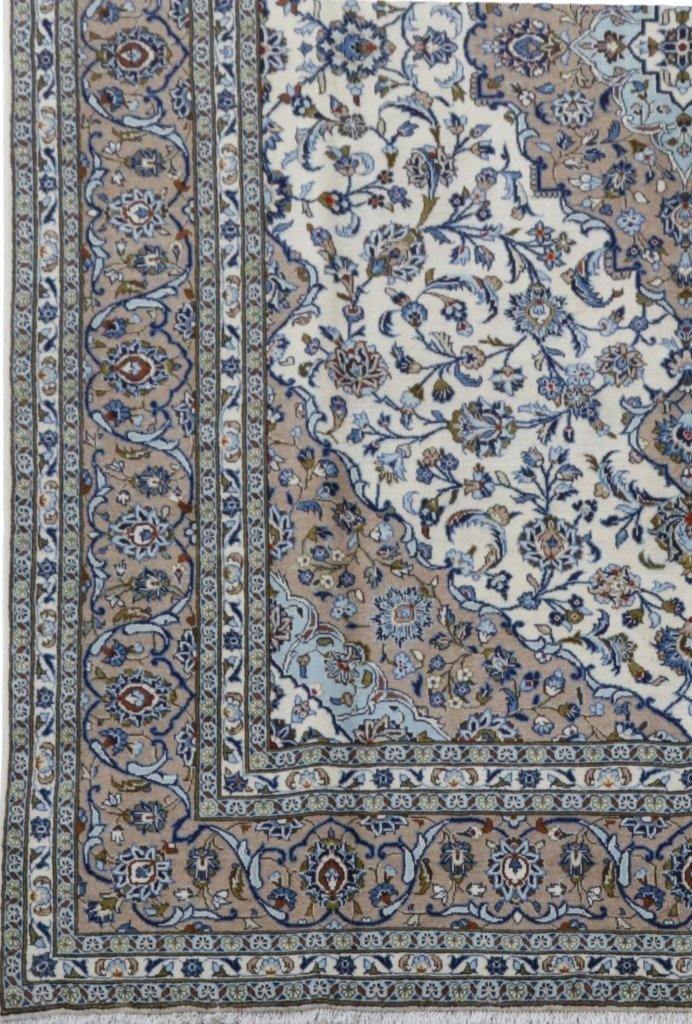 10x13 Authentic Hand-knotted Persian Signed Kashan Rug - Iran - bestrugplace