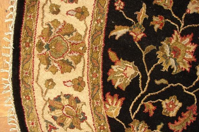 8x8 Round Chobi Peshawar Rug-Pakistan - bestrugplace