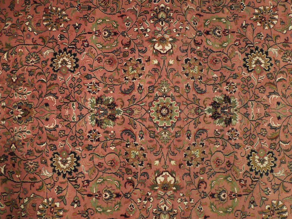 8x11 Traditional Oval Sarouk Rug - India - bestrugplace