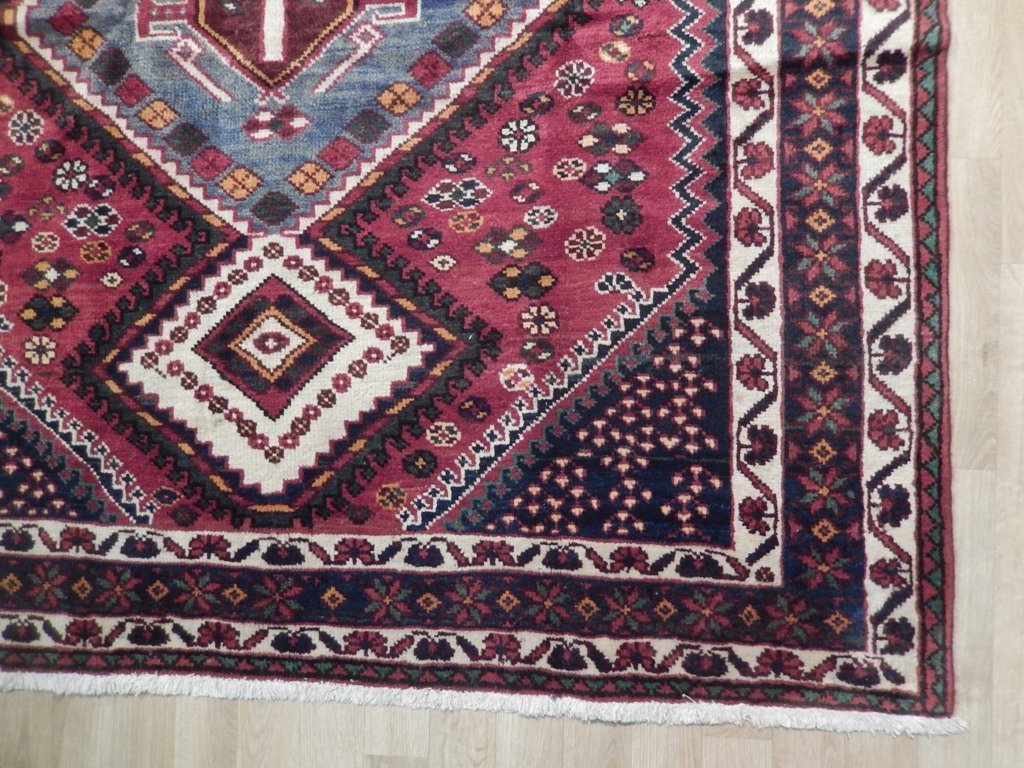 5.4 x 10.3 Red Semi-Antique Persian Abadeh Runner 74476