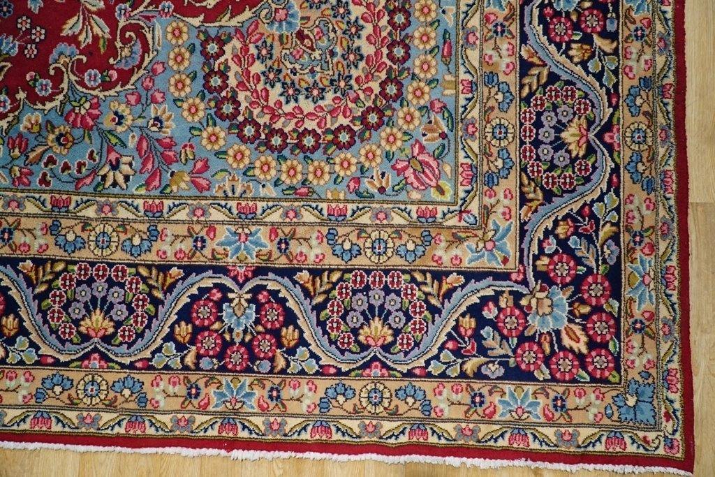 10x13 Authentic Hand Knotted Fine Quality Persian Sarouk Rug - Iran - bestrugplace