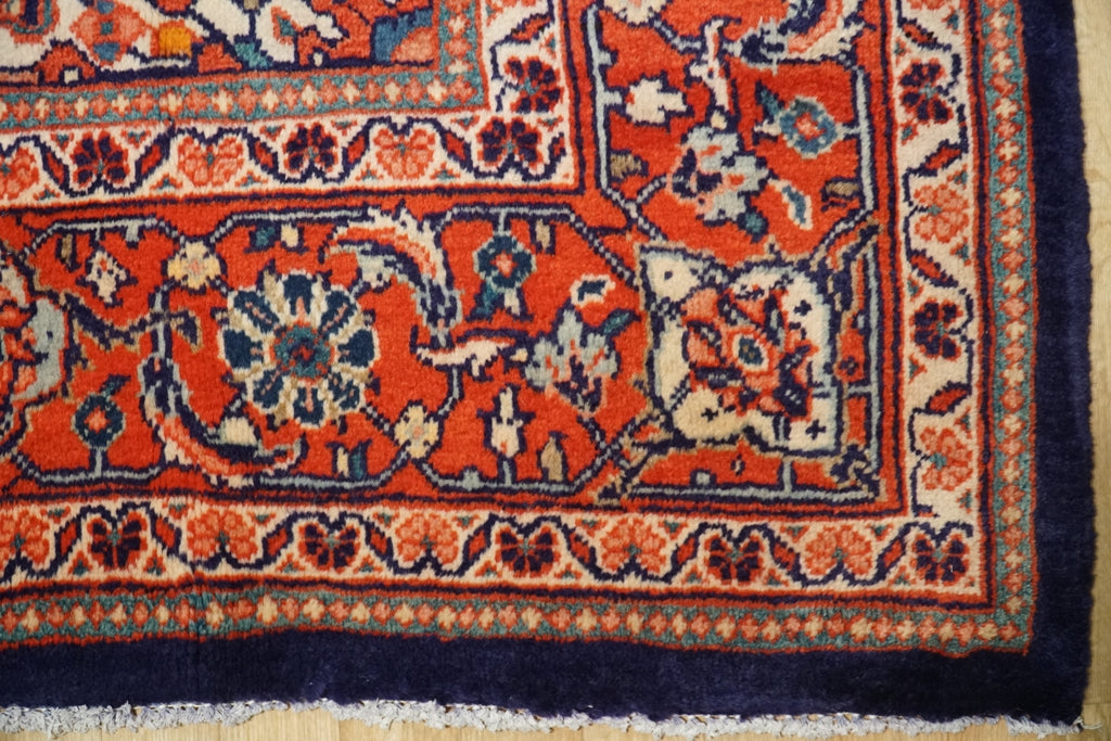 8.5 x 12.4 Blue Herati Mahal Persian Rug 74866