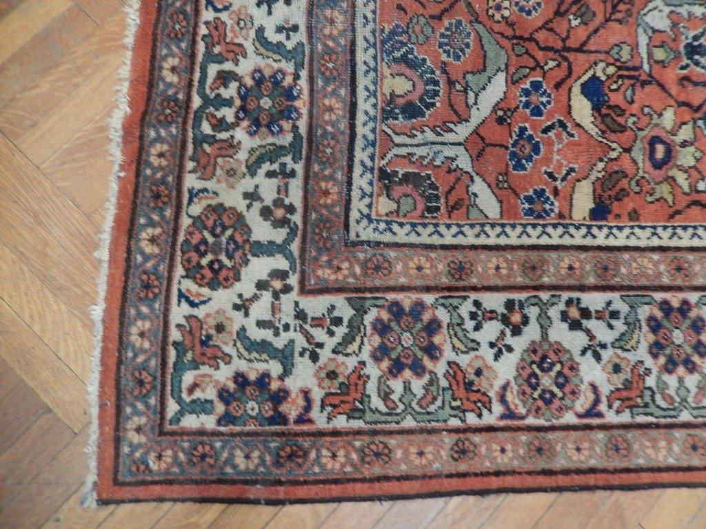 7x10 Authentic Hand Knotted Antique Persian Tabriz Rug - Iran - bestrugplace