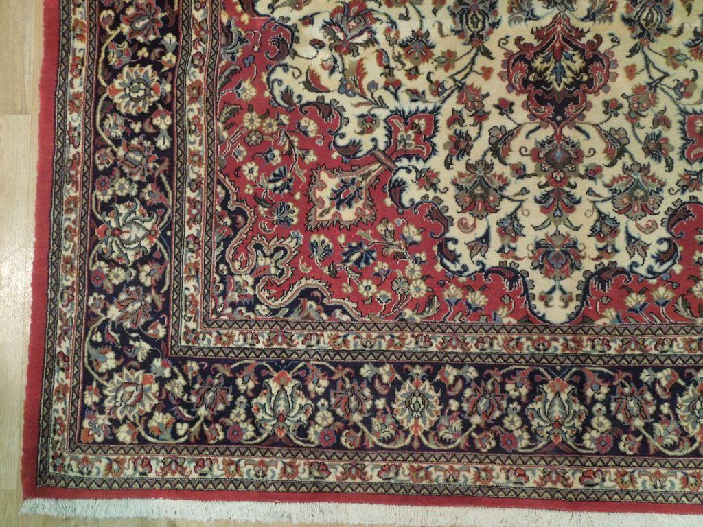 7x10 Authentic Hand Knotted Fine Persian Kashan Rug - Iran - bestrugplace
