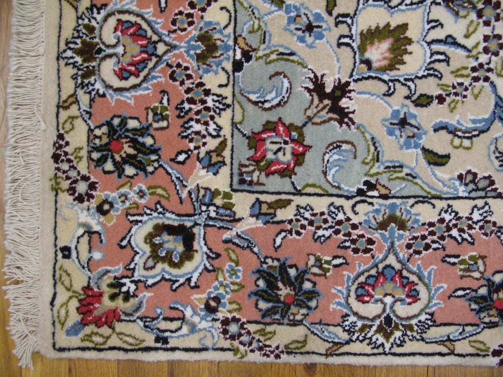 4x6 Authentic Hand-Knotted Wool & Silk Fine Quality Persian Tabriz Rug - Iran - bestrugplace