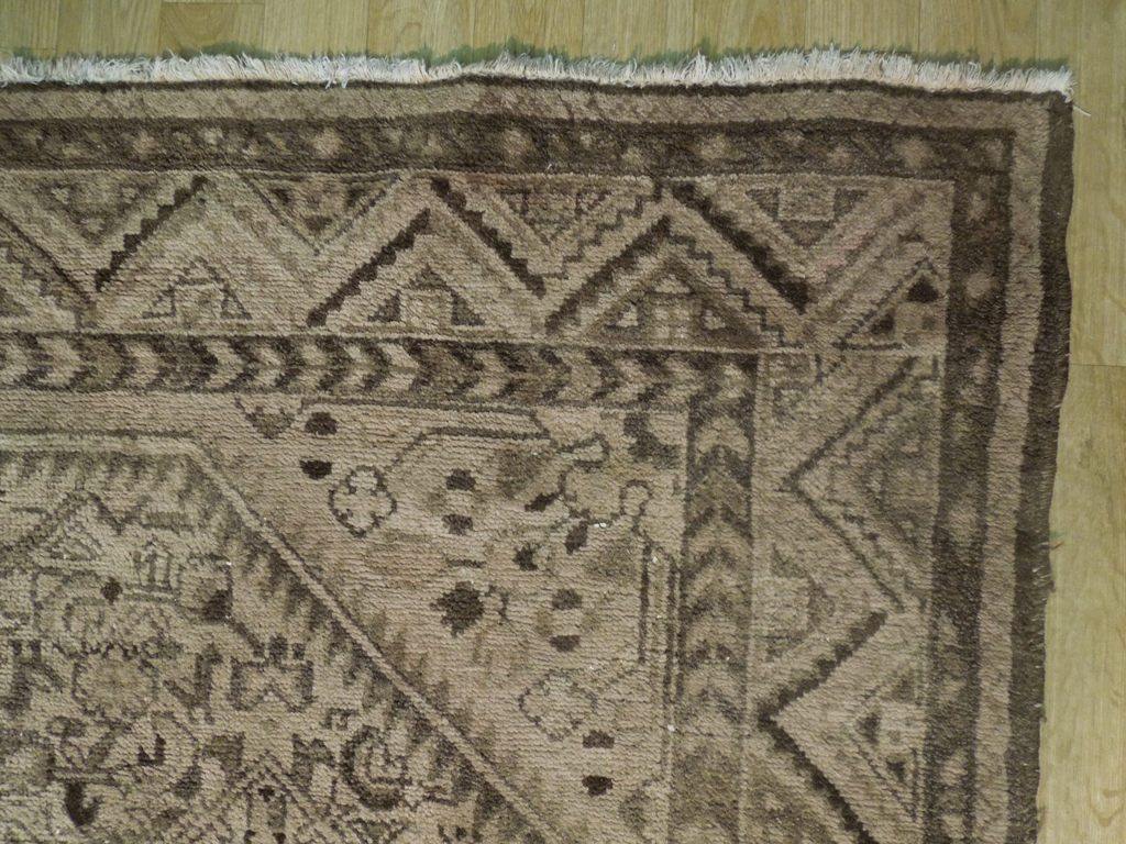 Stunning 5x10 Authentic Hand Knotted Antique Overdied Hamadan Runner - Iran - bestrugplace