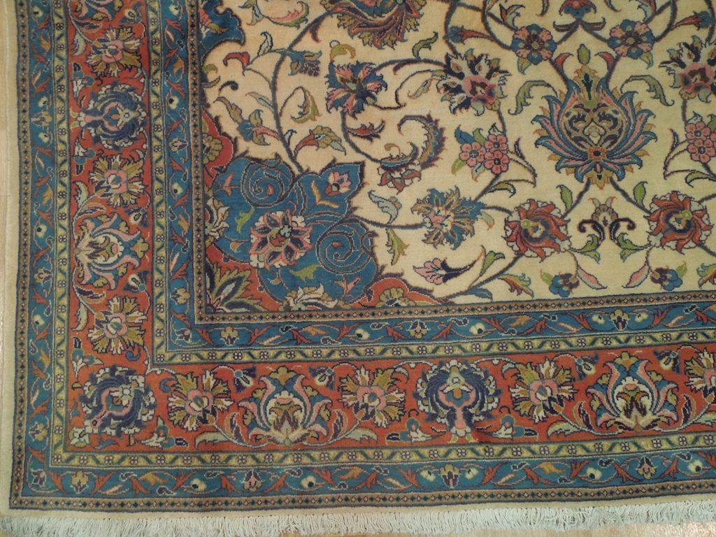 8x12 Authentic Hand Knotted Fine Persian Tabriz Rug - Iran - bestrugplace