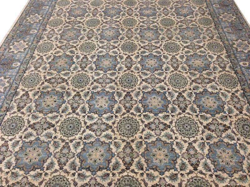 Radiant 9x12 Authentic Hand-knotted Chobi Peshawar Rug - Pakistan - bestrugplace
