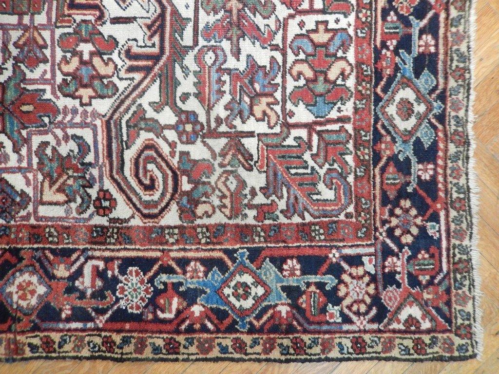 7x10 Semi-Antique Persian Heriz Rug - Iran - bestrugplace