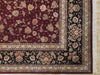 Load image into Gallery viewer, Luxurious-Authentic-Wool-Silk-Burgundy-Rug.jpg