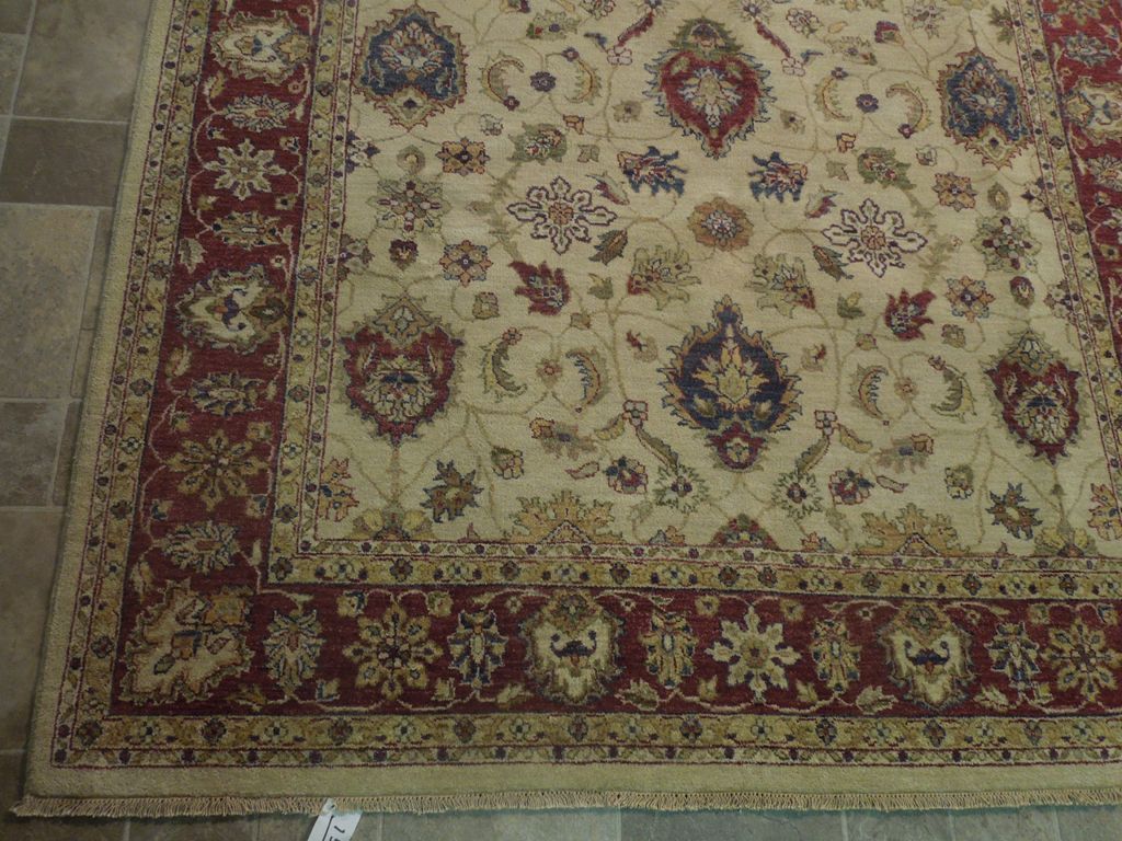6 x 9.2 Ivory Vegetable Dyed Chobi Rug 74102