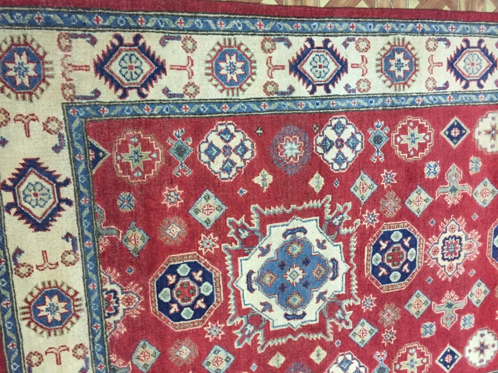 4.6 x 19.2 Red Yakash Kazak Rug 28021