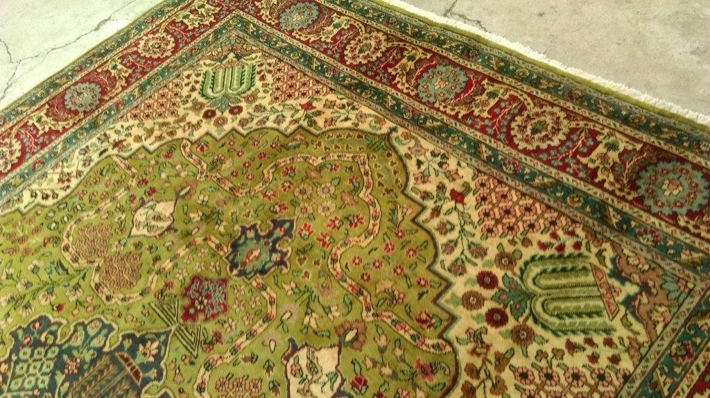 8x11 Authentic Hand Knotted Persian Tabriz Rug - Iran - bestrugplace