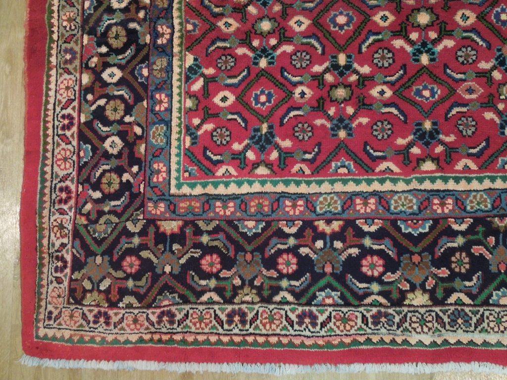 7x10 Authentic Hand Knotted Semi-Antique Persian Tabriz Rug - Iran - bestrugplace