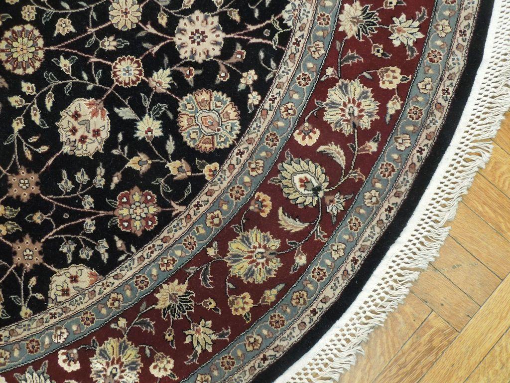 7x7 Fine Quality Wool&Silk Round Rug - China - bestrugplace