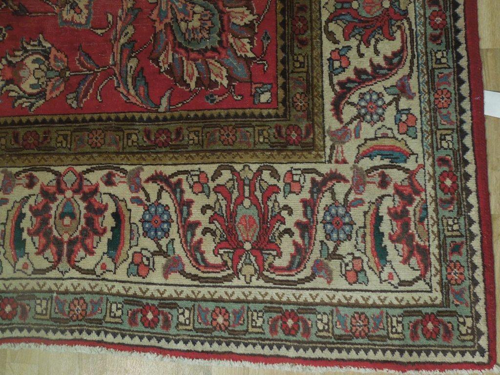 9x12 Authentic Hand Knotted Semi-Antique Persian Mahal Rug - Iran - bestrugplace