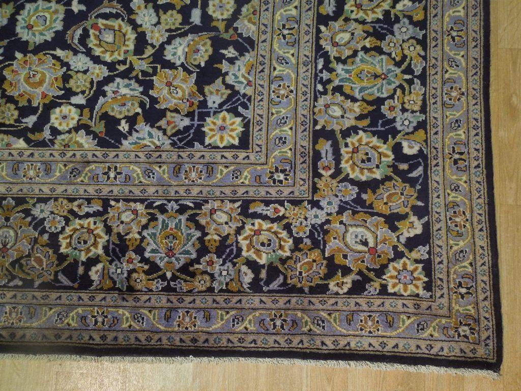 10x13 Authentic Hand Knotted Semi-Antique Persian Isfahan Rug - Iran - bestrugplace