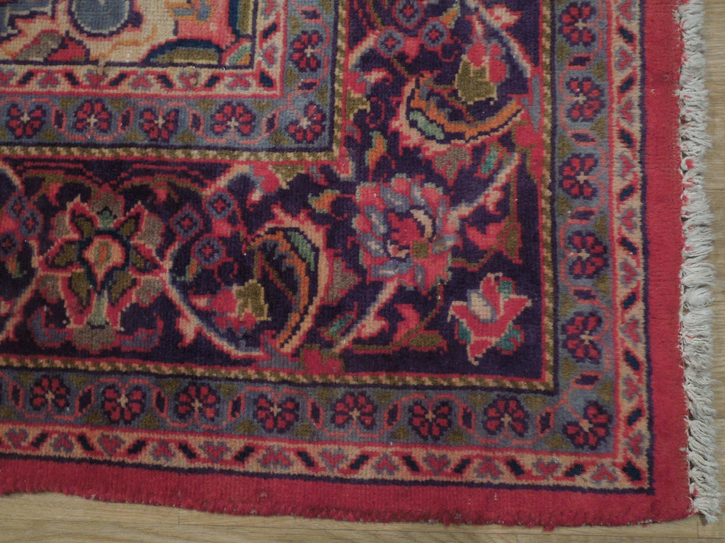 6x10 Authentic Hand Knotted Semi-Antique Persian Isfahan Rug - Iran - bestrugplace