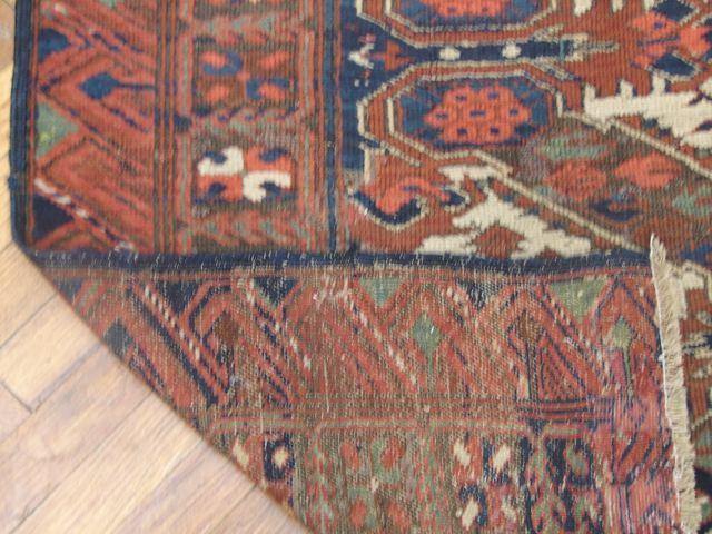 5x12 Authentic Handmade Old Persian Shirvan Rug-Iran - bestrugplace