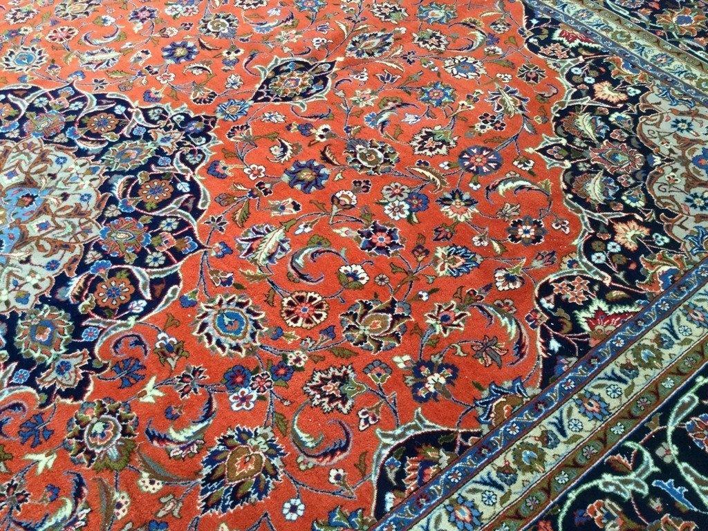 10x13 Authentic Hand Knotted Hi QUALITY Persian Sarouk Rug - Iran - bestrugplace