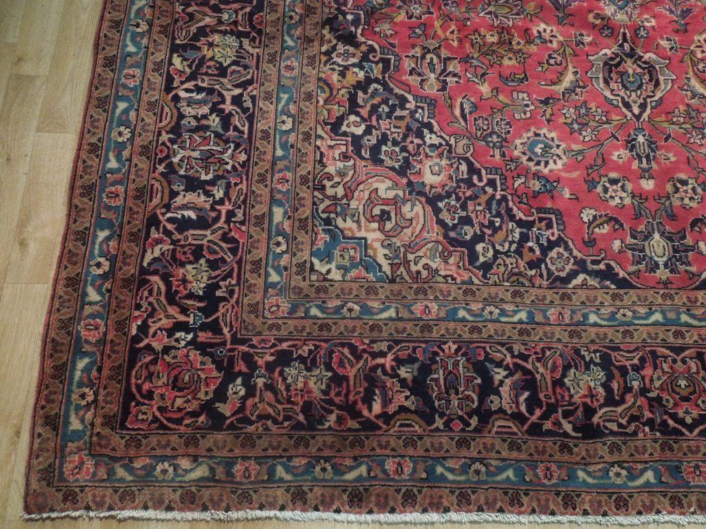 8x12 Authentic Hand Knotted Classic Persian Kashan Rug - Iran - bestrugplace