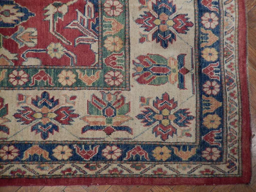 9.6 x 12 Kazak Handmade Afghanistan Rug 22394