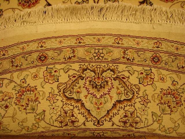 9x9 Silk&Wool Sino Tabriz Rug-China - bestrugplace