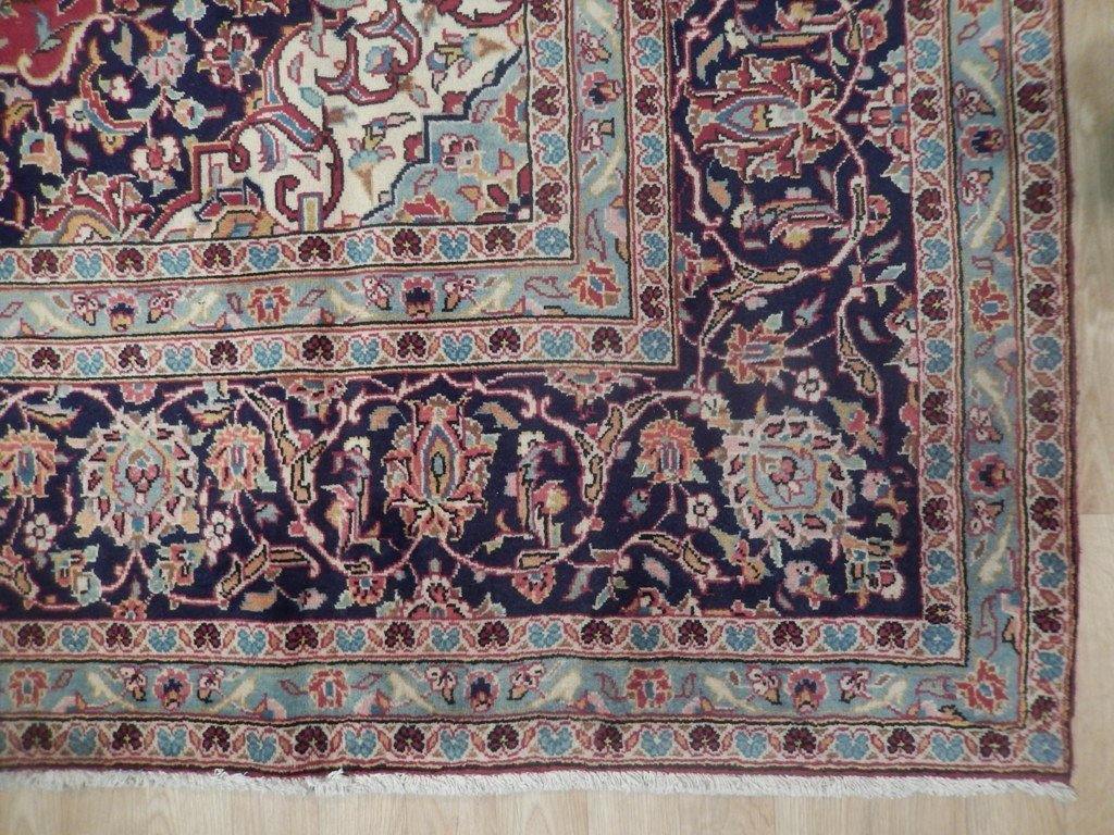 8x12 Authentic Hand Knotted Fine Quality Persian Kashan Rug - Iran - bestrugplace
