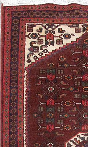 Luxurious 3x6 Authentic Hand-knotted Persian Hamadan Rug - Iran - bestrugplace