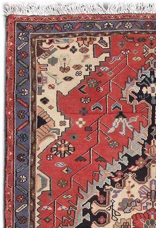 Luxurious 3x5 Authentic Hand-knotted Persian Hamadan Rug - Iran - bestrugplace