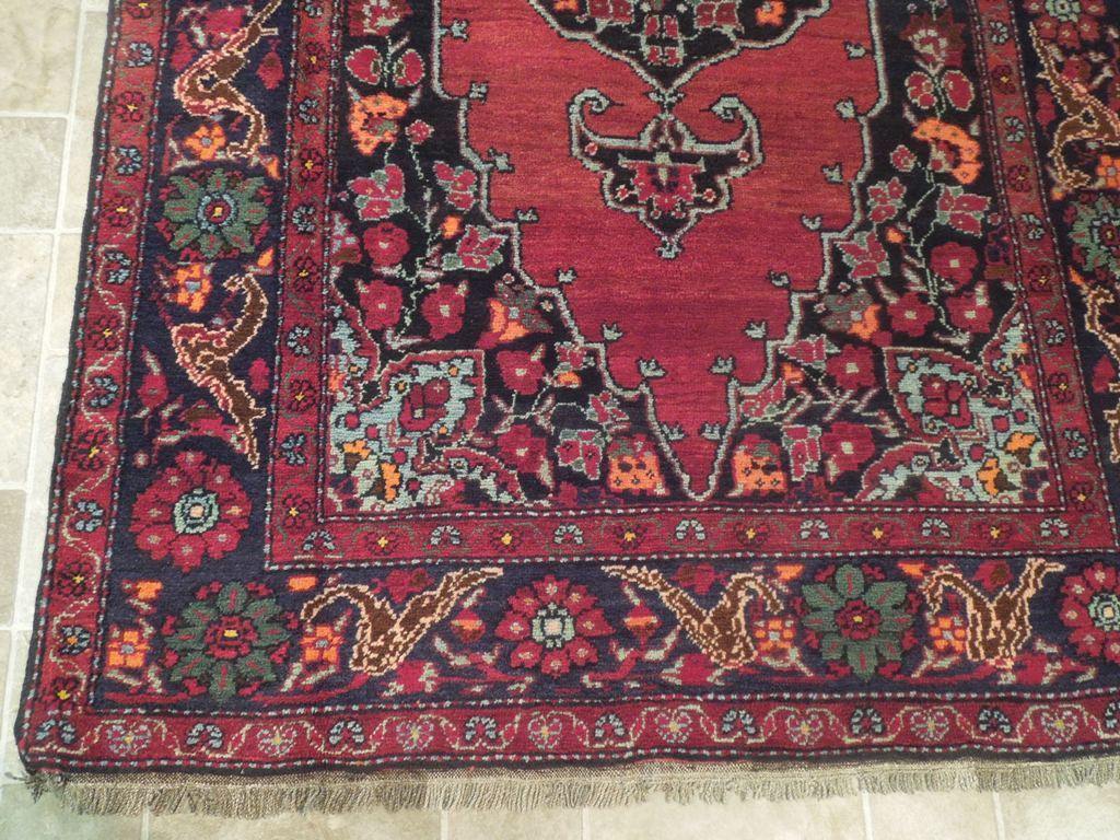 Radiant 5x9 Authentic Hand Knotted Semi-Antique Russian Kazak Runner - Caucasian Region - bestrugplace