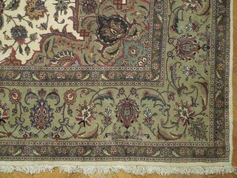9x20 Authentic Handmade Persian Tabriz Rug-Iran - bestrugplace