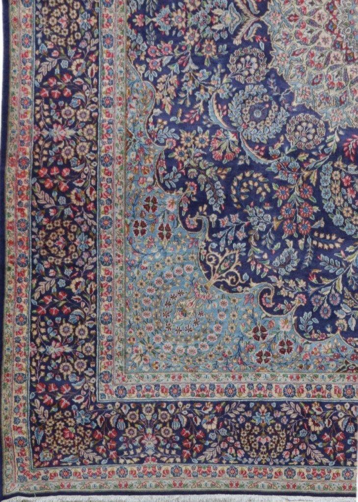 10x13 Authentic Hand-knotted Persian Signed Kerman Rug - Iran - bestrugplace
