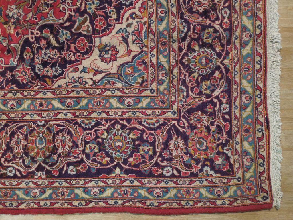 Dazzling 8x12 Authentic Handmade Persian Kashan Rug - Iran - bestrugplace