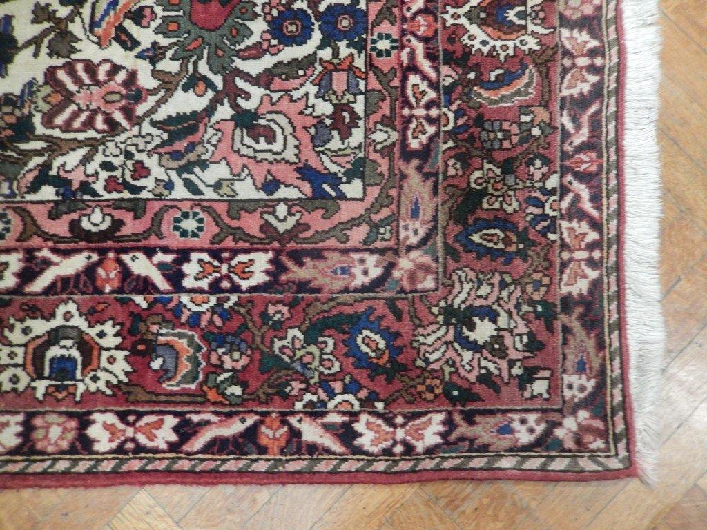 Luxurious 7x10 Authentic Hand Knotted Semi-Antique Persian Tree of Life Rug - Iran - bestrugplace