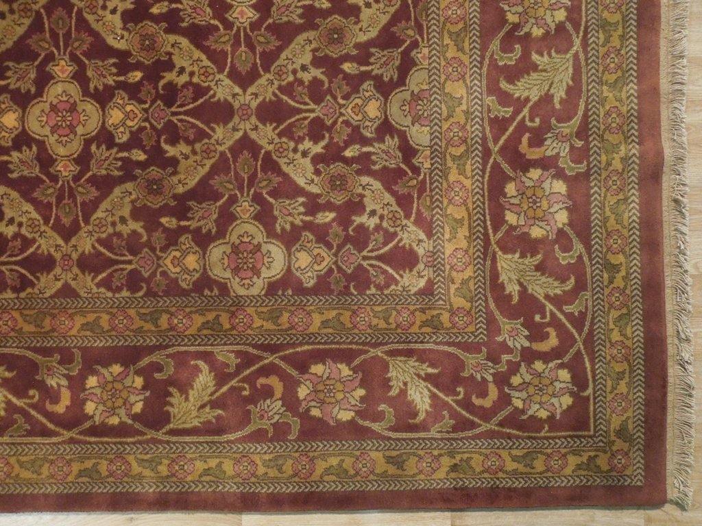 Fascinating 8x12 Authentic Handmade Mogul Persian Style Rug - India - bestrugplace