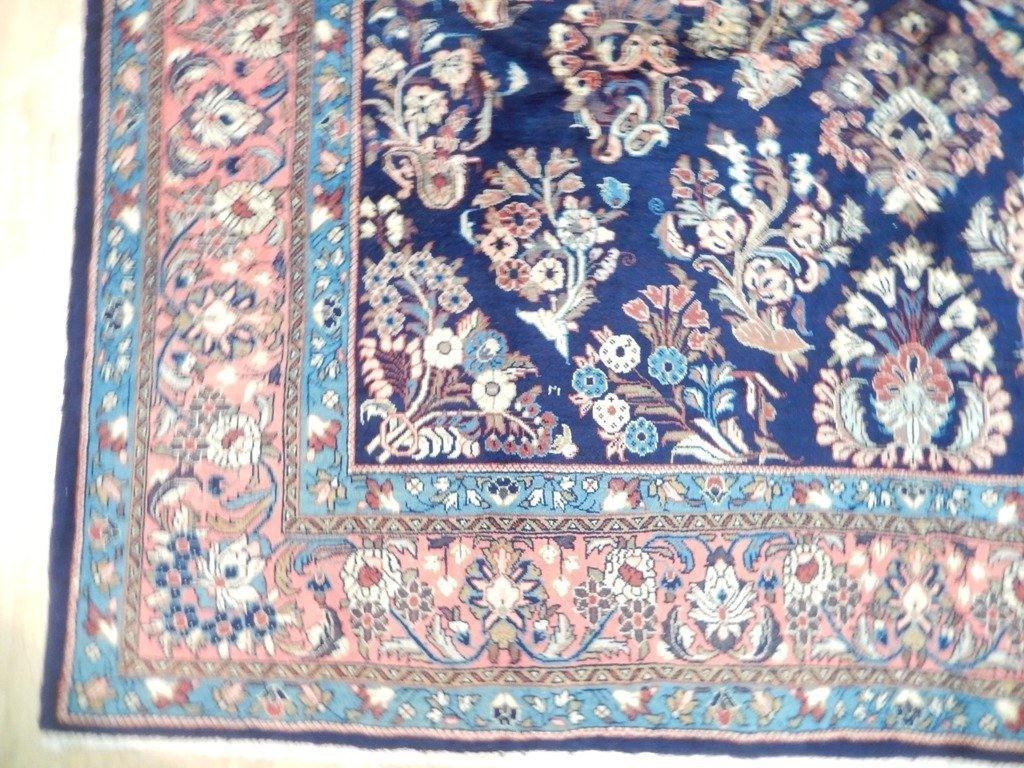 7x10 Authentic Hand Knotted Semi-Antique Persian Sarouk Rug - Iran - bestrugplace