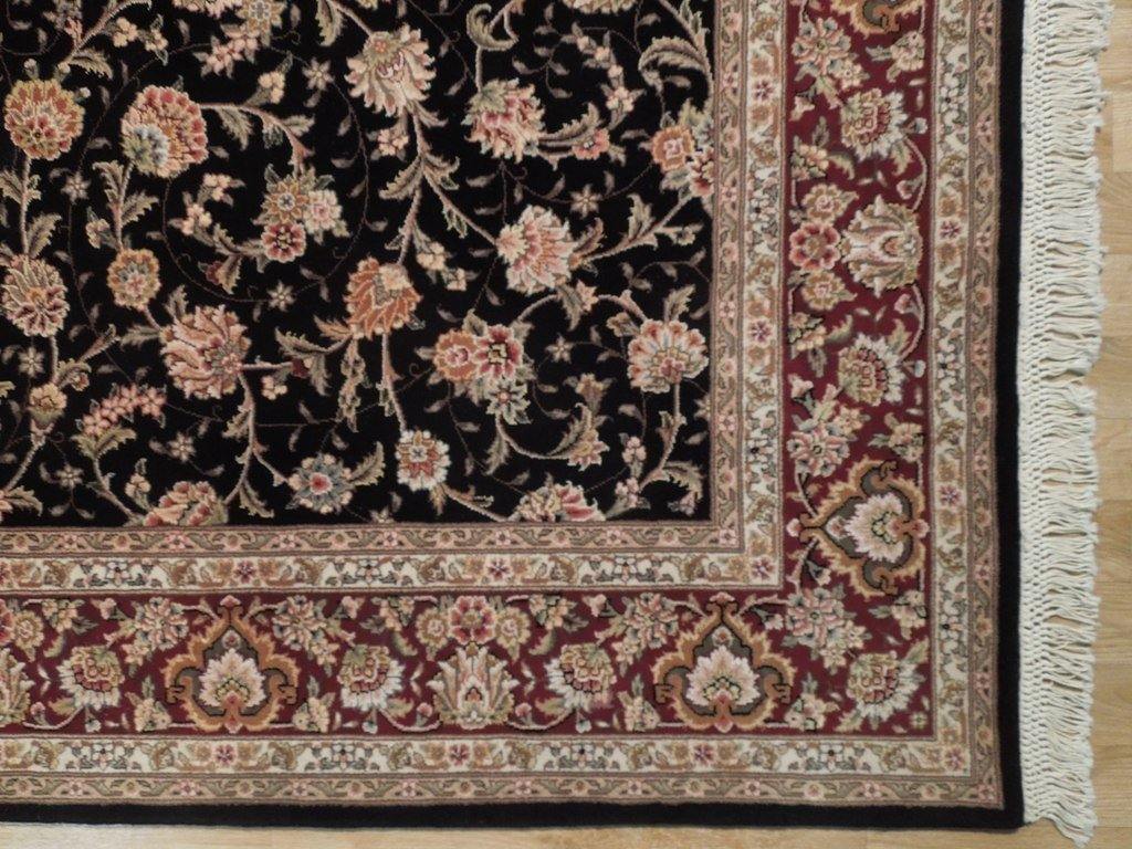 Dazzling 9x6 Authentic Handmade Wool & Silk Fine Quality Rug - China - bestrugplace