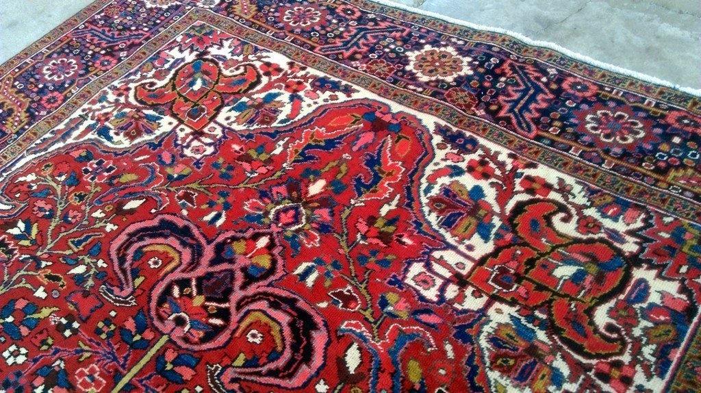 8x12 Authentic Hand Knotted Persian Heriz Rug - Iran - bestrugplace