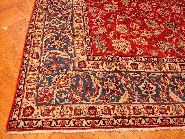 9x13 Authentic Handmade Persian Esfahan Rug-Iran - bestrugplace