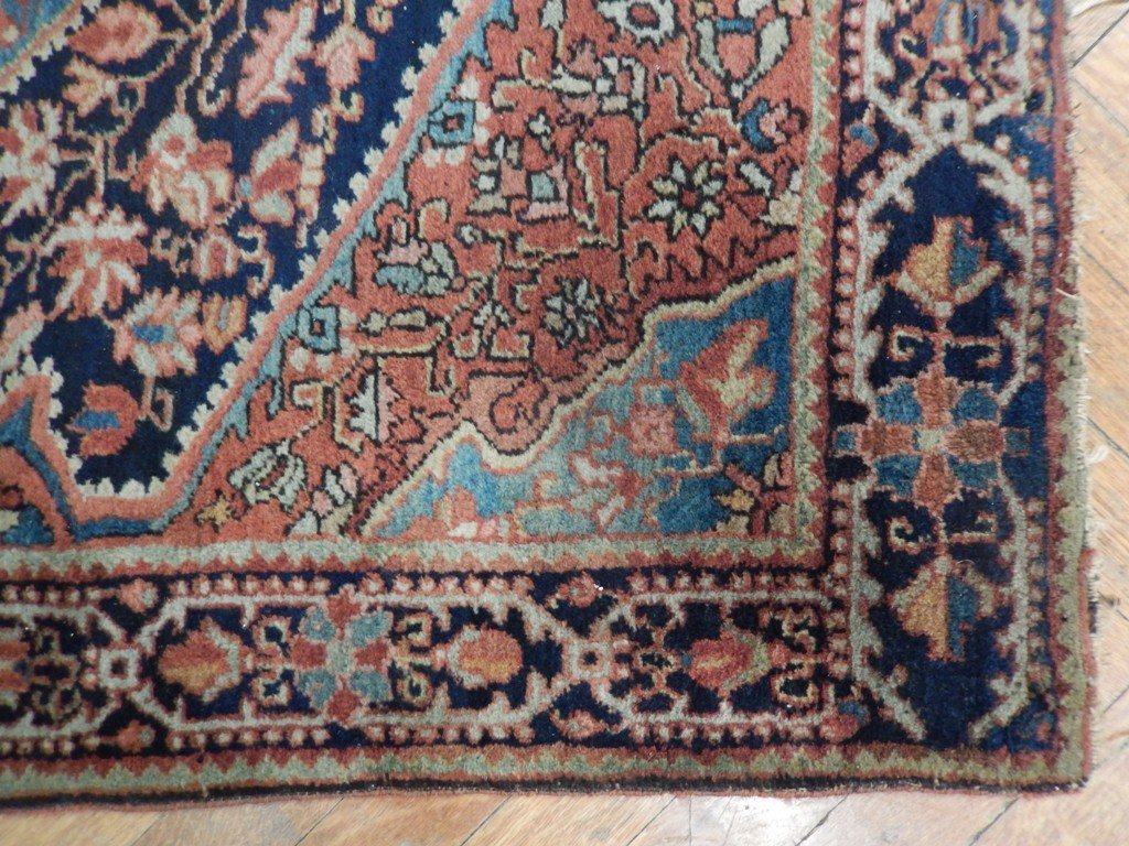 3 x 4.7 Antique Persian Ferahan Rug 1910's #PIX-21686