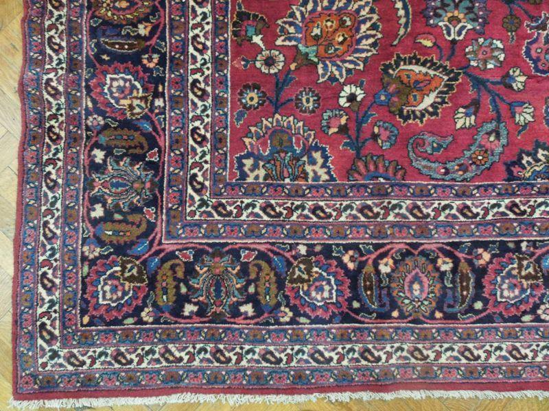 10x16 Authentic Handmade Persian Mashad Rug-Iran - bestrugplace