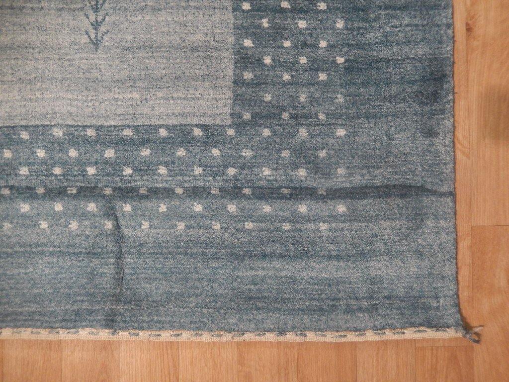 9x12 Authentic Loom Knotted Viscose Wool Blend Modern Rug - India - bestrugplace