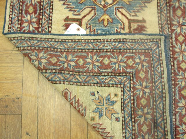 2' x 11' Ivory Kazak Runner Rug 11765