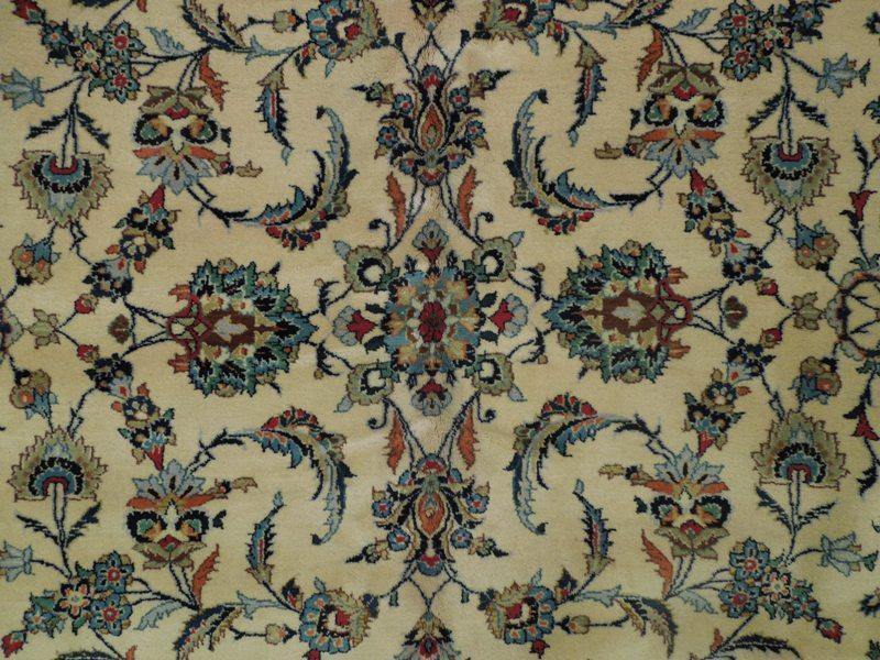 10x19 Authentic Handmade Signed Persian Fine Quality Kashan Rug-Iran 17139 - bestrugplace