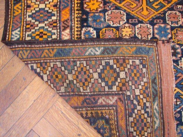 3x13 Antique Kazak Rug-Pakistan - bestrugplace